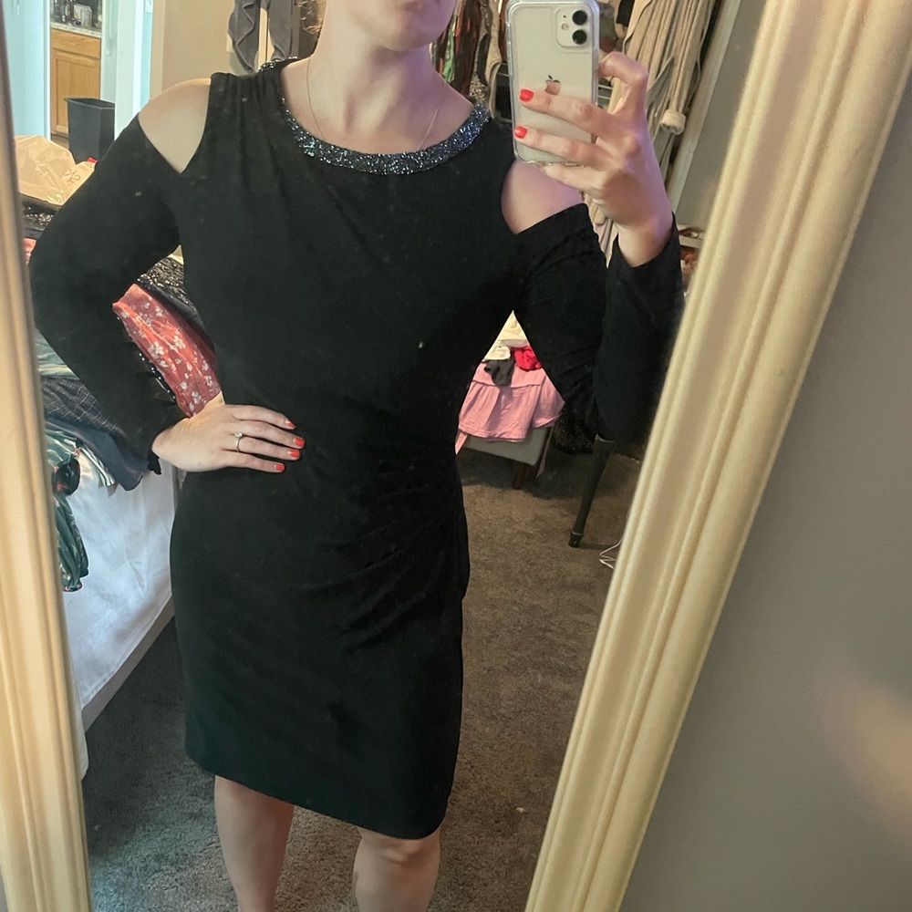 Lauren Long sleeve cold shoulder dress size 12